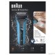 Braun Series 5 Waterflex WF2s Rasoio Trimmer Blu, Rosso 4