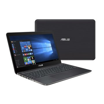 ASUS F556UQ-DM1219T laptop Intel® Core™ i7 i7-7500U Computer portatile 39,6 cm (15.6") Full HD 16 GB DDR4-SDRAM 1 TB HDD NVIDIA® GeForce® 940MX Wi-Fi 4 (802.11n) Windows 10 Nero