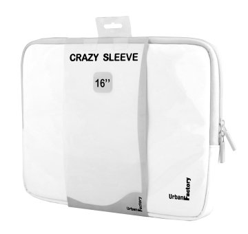 Urban Factory MSC15UF borsa per laptop 40,6 cm (16") Custodia a tasca Bianco