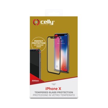 Celly 3D Glass Pellicola proteggischermo trasparente Apple 1 pz