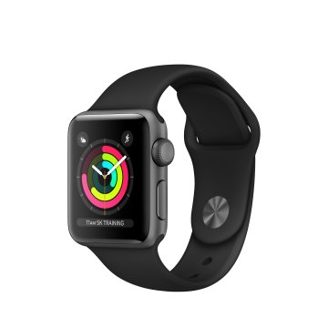 Apple Watch Series 3 OLED 38 mm Digitale 272 x 340 Pixel Touch screen Grigio Wi-Fi GPS (satellitare)