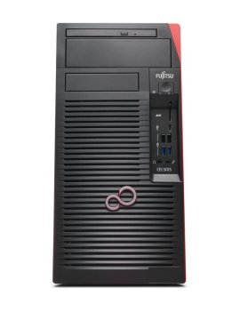 Fujitsu CELSIUS W570 Intel® Xeon® E3 v6 E3-1220V6 8 GB DDR4-SDRAM 256 GB SSD NVIDIA® Quadro® P600 Windows 10 Pro Desktop Stazione di lavoro Nero, Rosso