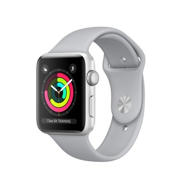 Apple Watch Series 3 OLED 42 mm Digitale 312 x 390 Pixel Touch screen Argento Wi-Fi GPS (satellitare)