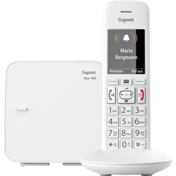 Gigaset E370 Telefono DECT Identificatore di chiamata Bianco