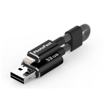Nilox MCG3U3BK32GB unità flash USB 32 GB USB Type-A / Lightning 3.2 Gen 1 (3.1 Gen 1) Nero