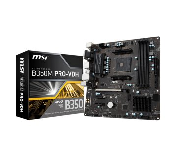 MSI B350M PRO-VDH scheda madre AMD B350 Socket AM4 micro ATX