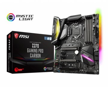 MSI Z370 GAMING PRO CARBON Intel® Z370 LGA 1151 (Socket H4) ATX