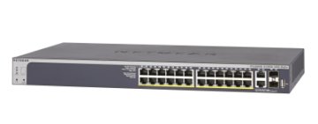 NETGEAR S3300-28X-PoE+ L2/L3 10G Ethernet (100/1000/10000) Supporto Power over Ethernet (PoE) Nero