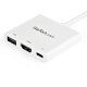 StarTech.com Adattatore Multifunzione USB-C a HDMI 4k con Power Delivery e porta USB-A - Bianco 3