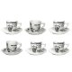 Bialetti Y0TZ016 tazza Nero, Bianco Universale 6 pz 2