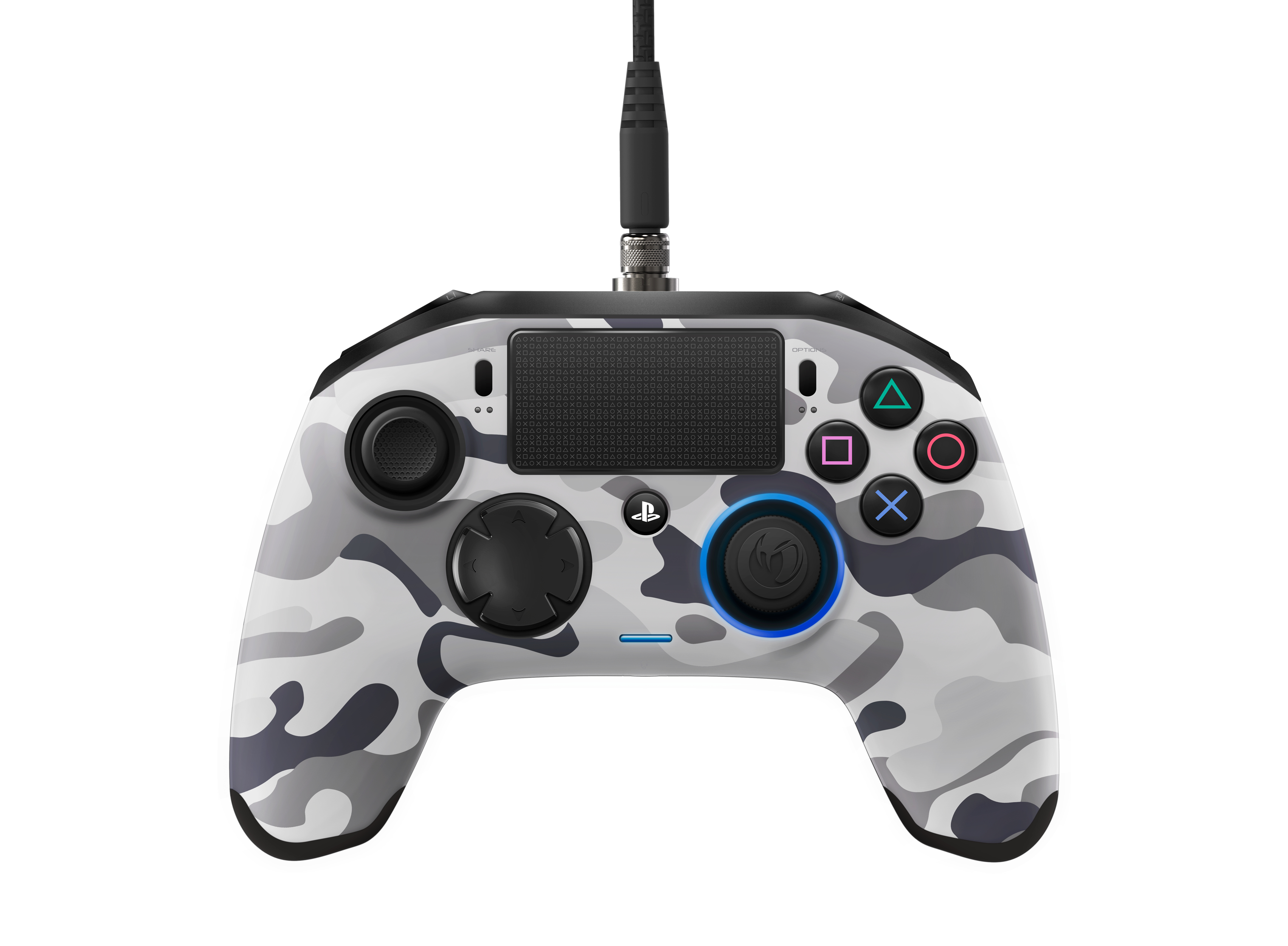 NACON PS4OFCPADBLUE periferica di gioco Blu USB Gamepad Analogico/Digitale  PC, PlayStation 4