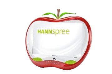 Hannspree Hanns.G HA 195 HPR LED display 47 cm (18.5") 1366 x 768 Pixel WXGA LCD Rosso, Bianco