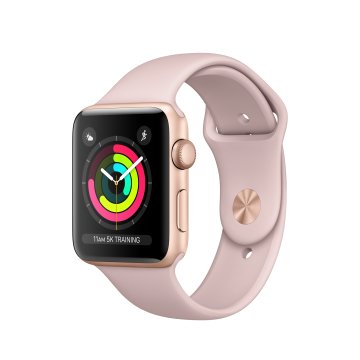 Apple Watch Series 3 OLED 42 mm Digitale 312 x 390 Pixel Touch screen Oro Wi-Fi GPS (satellitare)