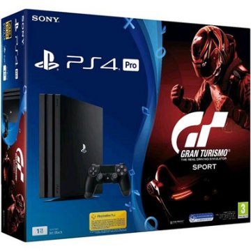 Sony PlayStation 4 Pro + GT Gran Turismo Sport 1 TB Wi-Fi Nero