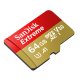 SanDisk Extreme 64 GB MicroSDXC UHS-I Classe 10 3