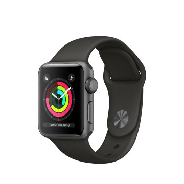 Apple Watch Series 3 OLED 38 mm Digitale 272 x 340 Pixel Touch screen Grigio Wi-Fi GPS (satellitare)