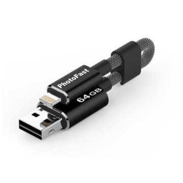 Nilox MCG3U3BK64GB unità flash USB 64 GB USB Type-A / Lightning 3.2 Gen 1 (3.1 Gen 1)