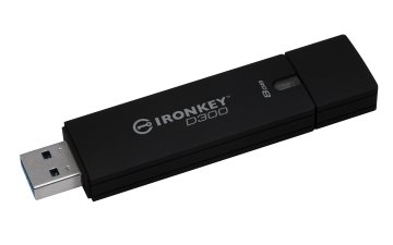 Kingston Technology IronKey IKD300 8GB unità flash USB USB tipo A 3.2 Gen 1 (3.1 Gen 1) Nero