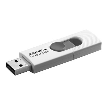 ADATA UV220 unità flash USB 32 GB USB tipo A 2.0 Grigio, Bianco