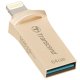Transcend JetDrive Go 500 64GB unità flash USB USB Type-A / Lightning 3.2 Gen 1 (3.1 Gen 1) Oro 2