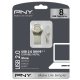 PNY Attaché i 8GB unità flash USB USB tipo A 2.0 Oro 5