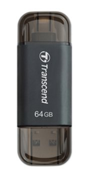 Transcend JetDrive Go 300 300 unità flash USB 32 GB USB Type-A / Lightning 3.2 Gen 1 (3.1 Gen 1) Nero