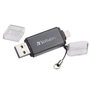 Verbatim iStore 'n' Go unità flash USB 32 GB USB Type-A / Lightning 3.2 Gen 1 (3.1 Gen 1) Grigio
