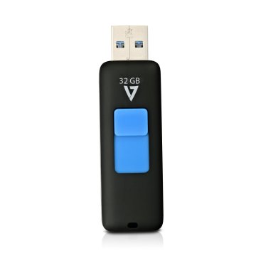 V7 J153386 unità flash USB 32 GB USB tipo A 3.2 Gen 1 (3.1 Gen 1) Nero, Blu