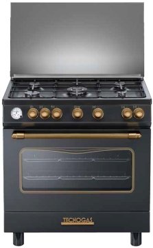 Tecnogas D855GN cucina Electric,Natural gas Gas Nero