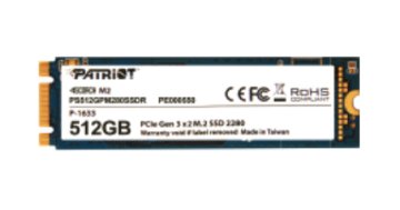 Patriot Memory Scorch M.2 512 GB PCI Express 3.0 NVMe