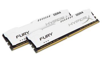 HyperX FURY Bianco 16GB DDR4 2666MHz Kit memoria 2 x 8 GB