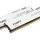 HyperX FURY White 16GB DDR4 2666MHz Kit memoria 2 x 8 GB 2