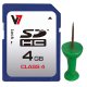 V7 Micro SDHC 16GB Classe 10 + adattatore SD 3