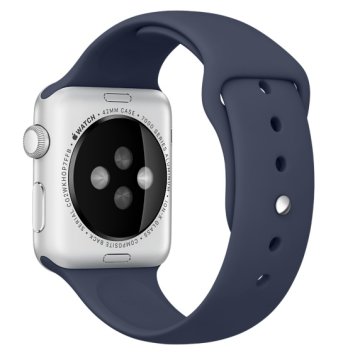 Apple MLL02ZM/A accessorio indossabile intelligente Band Blu Fluoroelastomero