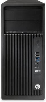 HP Z240 Intel® Xeon® E3 v5 E3-1225V5 8 GB DDR4-SDRAM 1 TB HDD Windows 7 Professional Tower Stazione di lavoro Nero