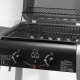 Tristar BQ-6305 barbecue per l'aperto e bistecchiera Carrello Gas Nero, Grigio 4900 W 4