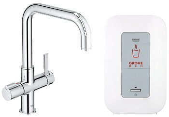 GROHE Red Duo rubinetto per acqua bollente istantanea Quadrato 3 L 2100 W