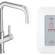 GROHE Red Duo rubinetto per acqua bollente istantanea Quadrato 3 L 2100 W 2