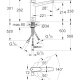 GROHE Eurodisc Cosmopolitan Cromo 3