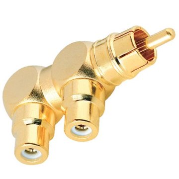 AudioQuest M22F-HRD adattatore per inversione del genere dei cavi RCA 2 x RCA Oro