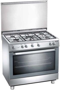 Tecnogas D902XS cucina Gas naturale Gas Stainless steel
