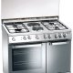 Tecnogas D923XS cucina Built-in cooker Elettrico Gas Stainless steel A 2