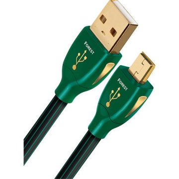 AudioQuest 1.5m Forest Mini-USB cavo USB 1,5 m USB A Mini-USB B Nero