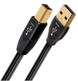 AudioQuest 1.5m Pearl USB A-B cavo USB USB 2.0 1,5 m USB B Nero