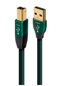 AudioQuest 0.75m Forest USB A-B cavo USB USB 2.0 0,75 m USB B Nero