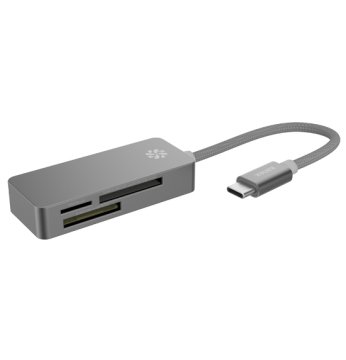 Kanex K181-1031-SG8I lettore di schede Thunderbolt 3 Argento