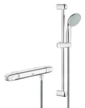 GROHE Grohtherm 1000 sistema di doccia 1 testina/e Cromo