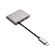 Kanex 4-Port USB USB 3.2 Gen 1 (3.1 Gen 1) Type-C 5000 Mbit/s Grigio 3