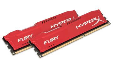 HyperX FURY Red 8GB 1600MHz DDR3 memoria 2 x 4 GB