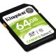Kingston Technology Canvas Select 64 GB SDXC UHS-I Classe 10 3